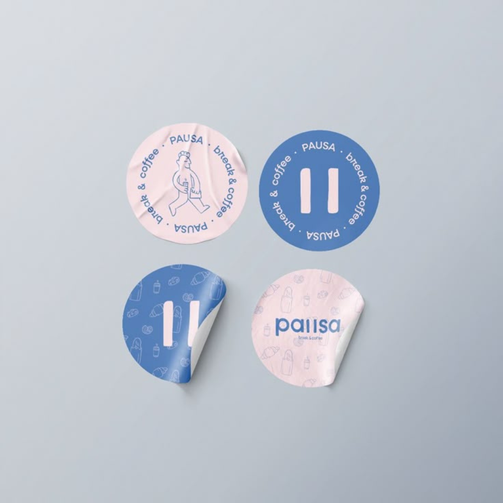 Custom stickers for branding and packaging in the USA.