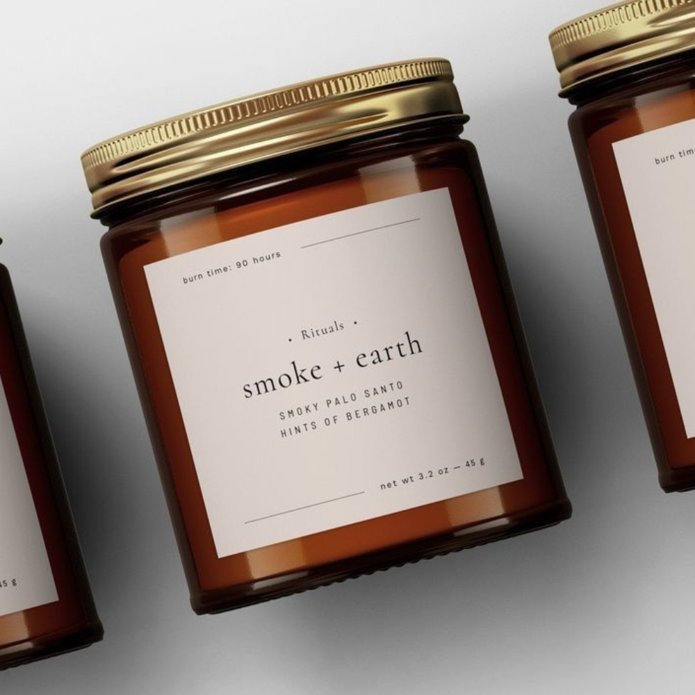 Eco-friendly candle jar stickers – biodegradable and sustainable label options