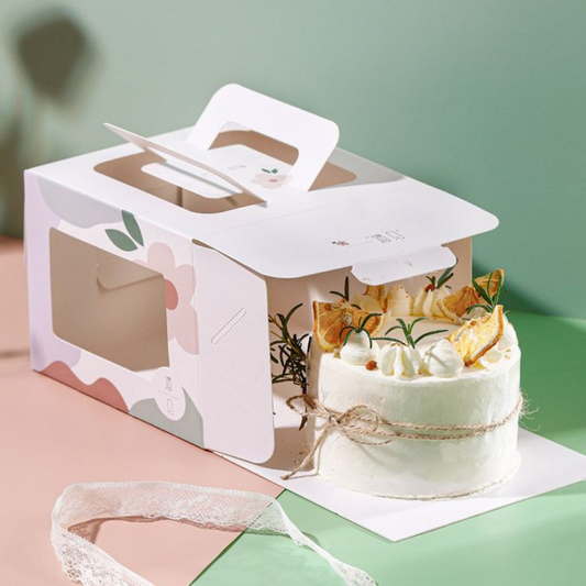 Customized window cake boxes 
