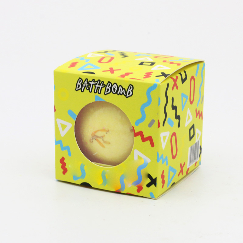 Creative and protective bath bomb packaging designed to elevate branding and secure products, made in the USA