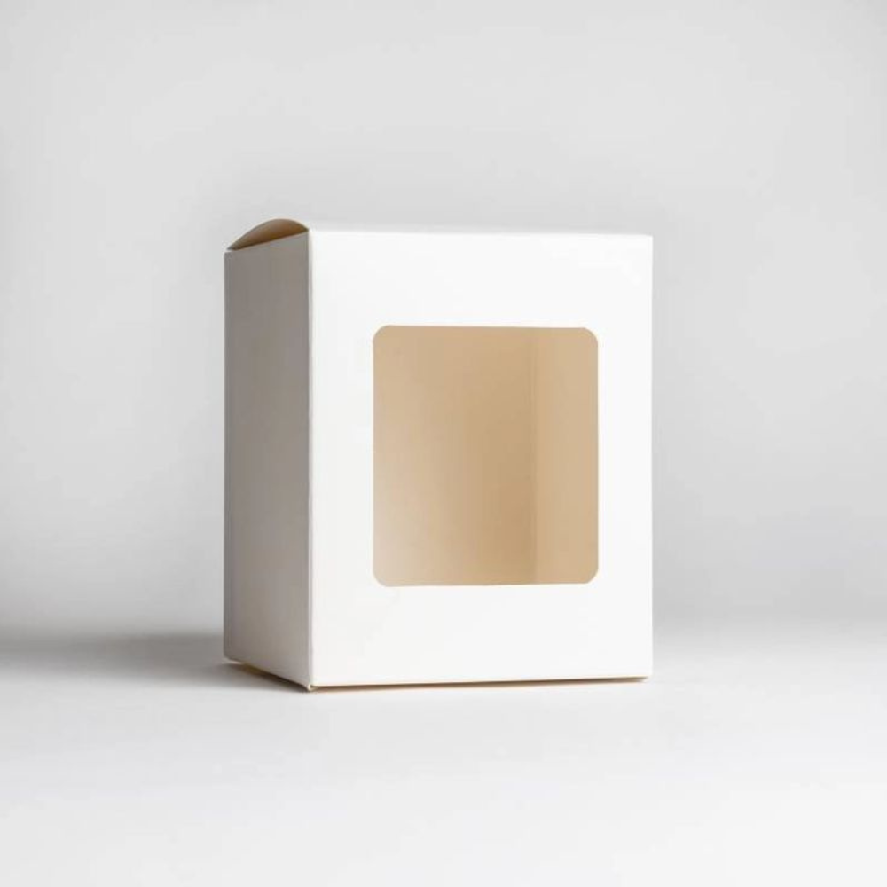 Custom Candle Packaging with Clear Window Display